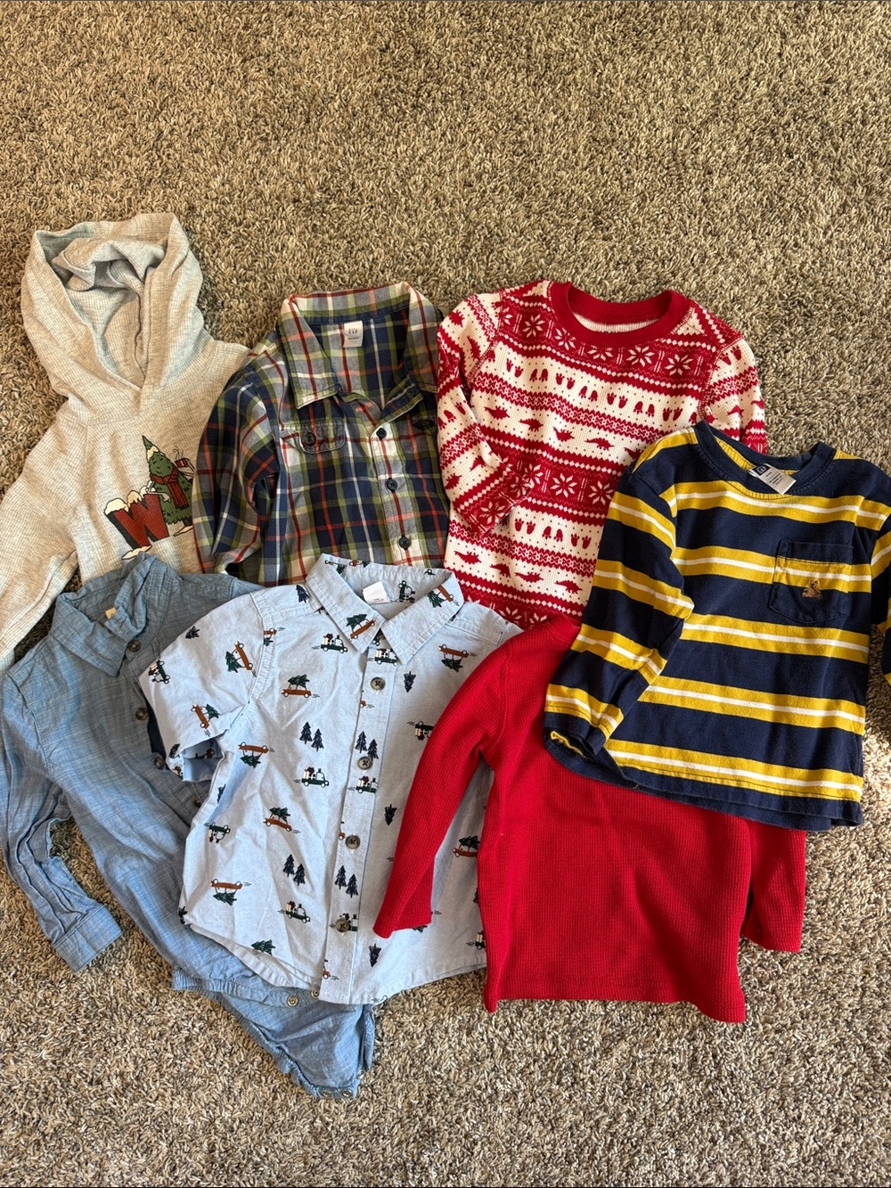 GAP Kids Mix - Red, Navy, Yellow, Light Blue, Plaid